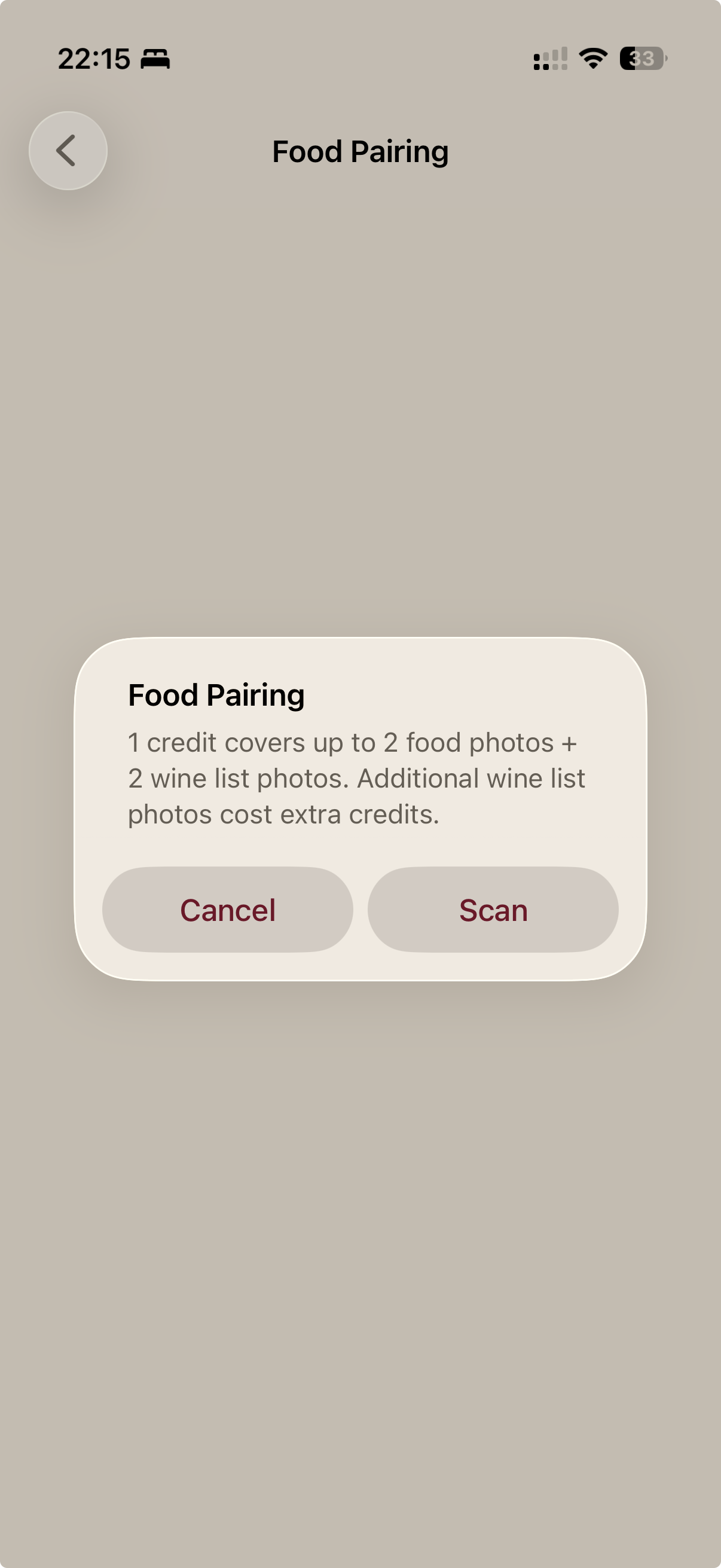 What a food pairing covers
